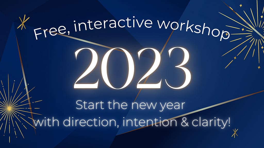 2023 Happy New You Workshop
